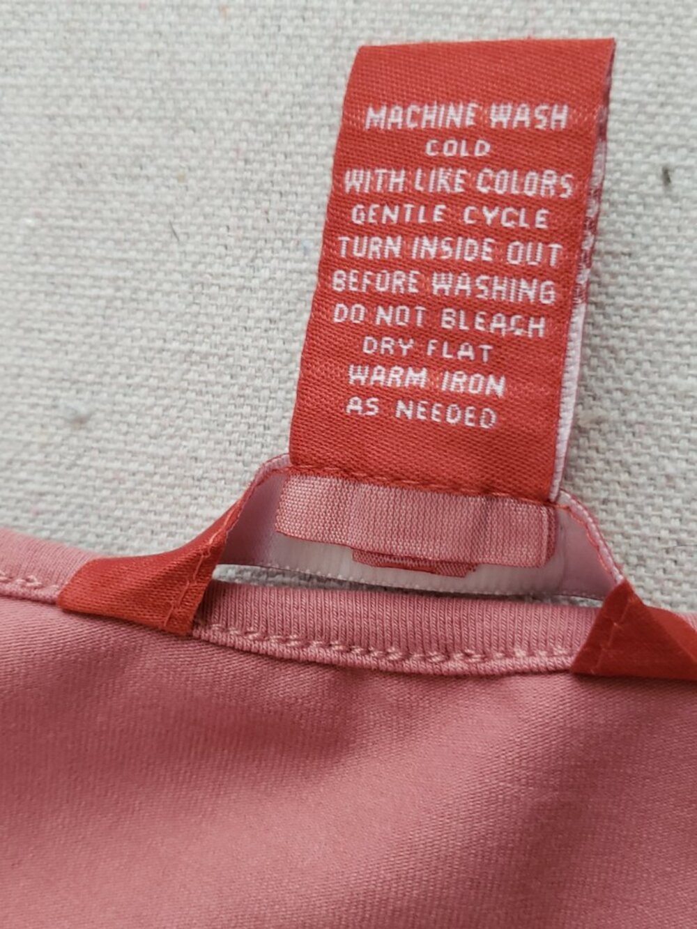 Sundance Women Sz S Dress 100% Linen Asymmetrical Layered Sleeveless Blush Pink - Picture 11 of 12